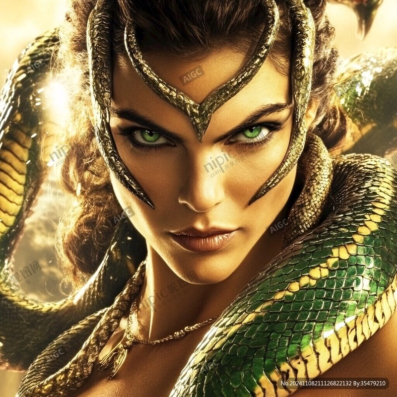 洞穴荒芜蛇发女妖｜神话与现实的奇妙交汇