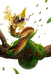 昆仑山上的神秘守护者：蛇发女妖的传说与科学