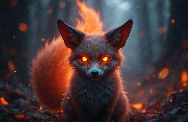 南美丛林中的神秘守护者丨九尾狐烈焰的真实面貌与迷人传说