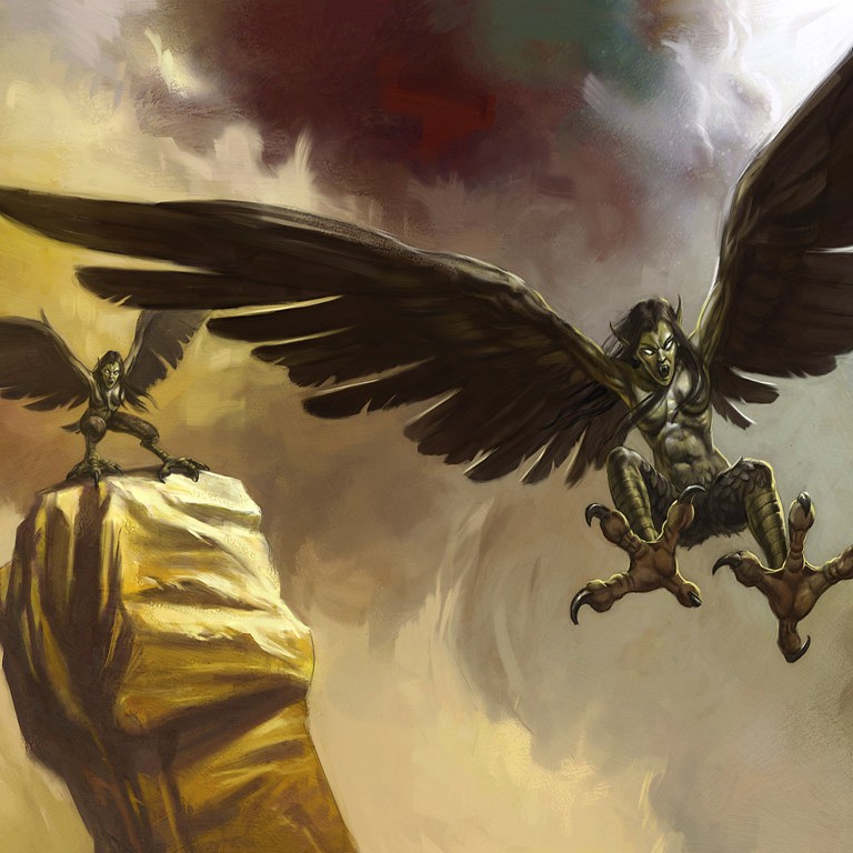 深海日行鸟身女妖:当神话遇见深海生物的奇幻想象 深海日行鸟身女妖:当神话遇见深海生物的奇幻想象