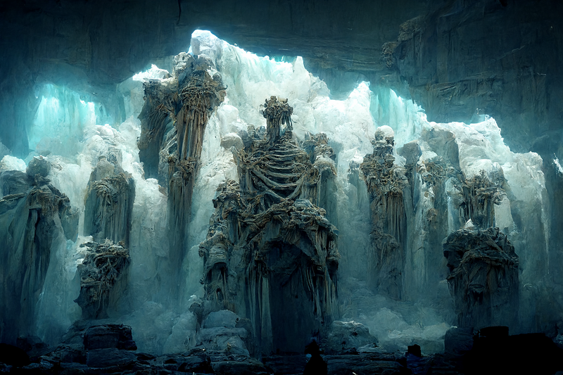 在神秘的冰雪世界里，寻找遗落的巨人踪迹…