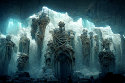 在神秘的冰雪世界里，寻找遗落的巨人踪迹…