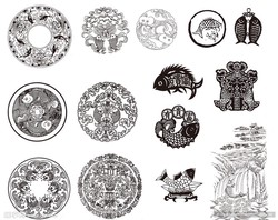 雨鱼蛇形纹·一场跨越千年的神秘邂逅