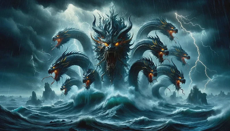 传说中的沼泽九头蛇:现实与神话的交织 传说中的沼泽九头蛇:现实与神话的交织