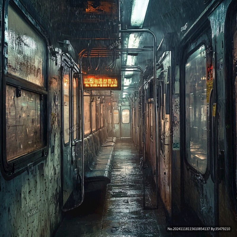 深夜地铁的未解之谜｜废弃线上的眼形纹与血雨