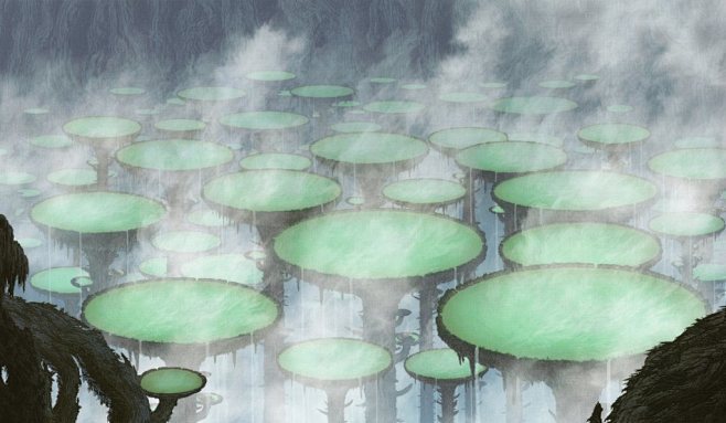 深渊之光·潮汐倒流的绿光与粉尘之舞