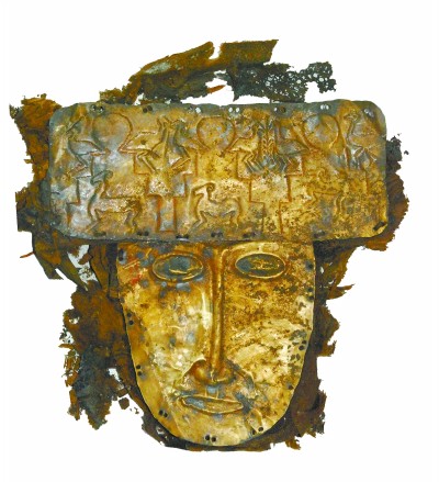 石刻发光金面具｜千年沉睡的黄金密码