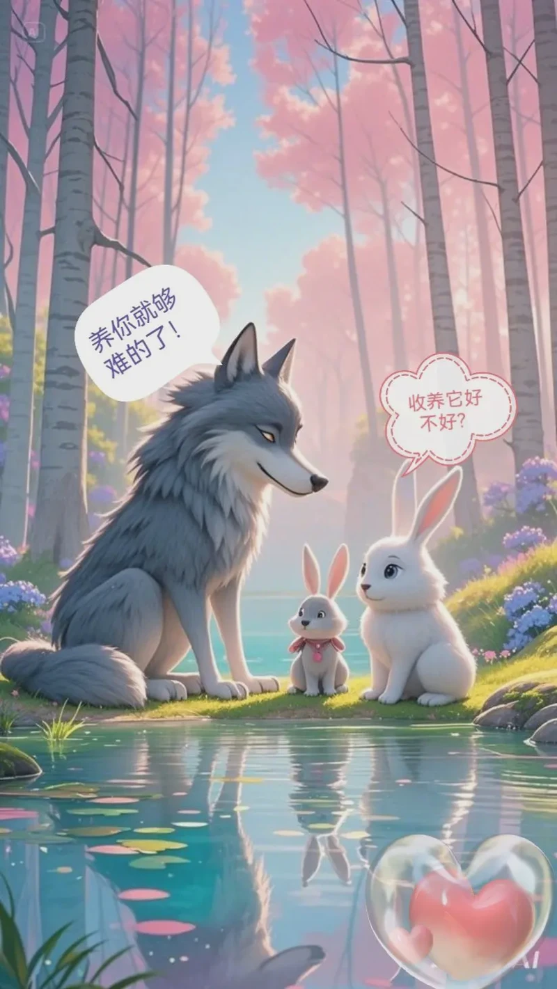 大灰狼与小白的奇缘… 大灰狼与小白的奇缘…