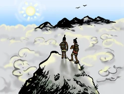 金字塔上空的黑色交响丨当群鸟与古老巨石相遇