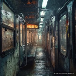 深夜地铁的未解之谜｜废弃线上的眼形纹与血雨