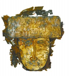 石刻发光金面具｜千年沉睡的黄金密码