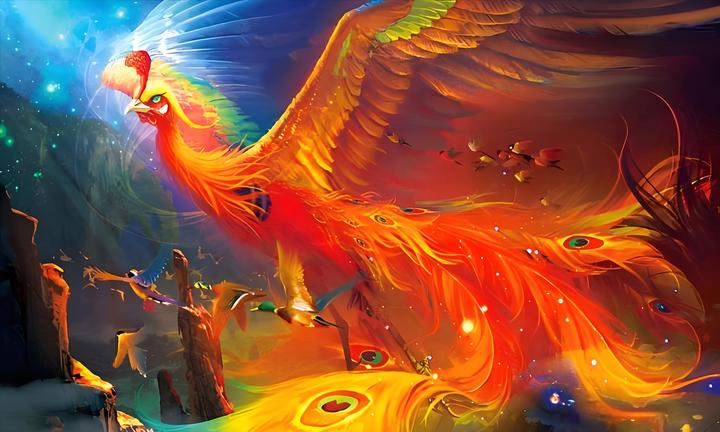 深海火鸟·穿越时空的幻影与现实的交织