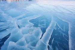 电梯停层的冰封之镜｜湖面碎片的奇幻旅程