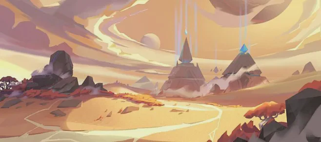 探索遗迹风元素天空：古老神话与未来科技的交汇