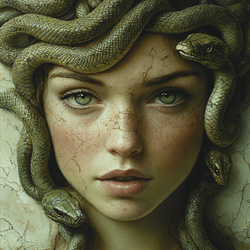 在阿尔卑斯山的迷雾中，我遇见了美杜莎的传说！