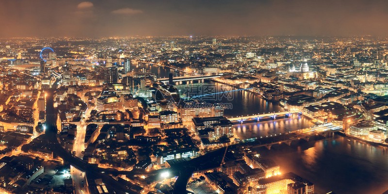 伦敦｜从天空俯瞰这座不夜城