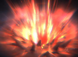 在北欧的夜里，我终于看见了火…