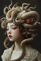 神秘的西方蛇发女妖远古传说丨一段失落的文明记忆