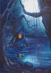 夜半野屋的油灯？