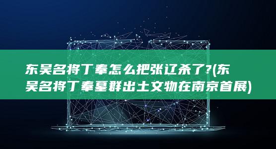 东吴名将丁奉怎么把张辽杀了? (东吴名将丁奉墓群出土文物在南京首展)(图1)