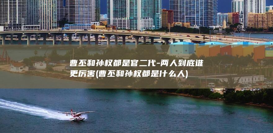 曹丕和孙权都是官二代-两人到底谁更厉害 (曹丕和孙权都是什么人)(图1)